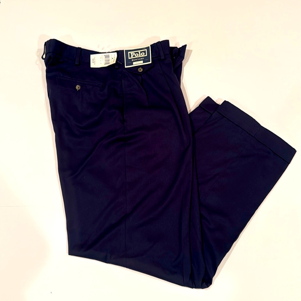 Ralph Lauren Navy Golf Pants 34x32  W/Tags